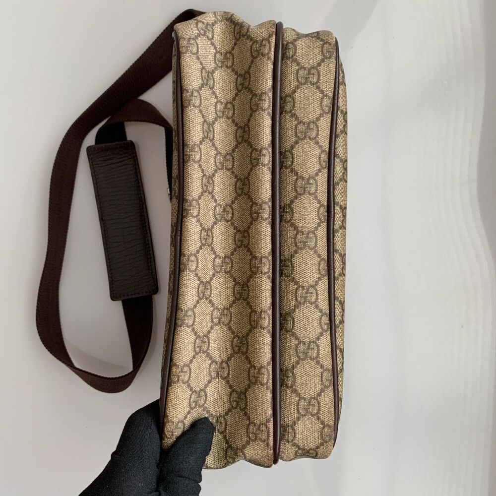 Gucci GG Supreme unisex crossbody bag authentic with COA - Picture 5 of 6